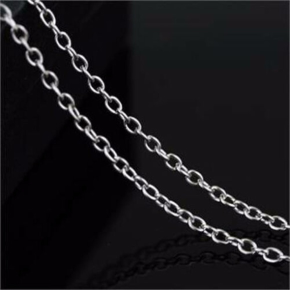 Four Pink Heart Crystal Pendant Necklace Jewelry - Picture 3 of 3